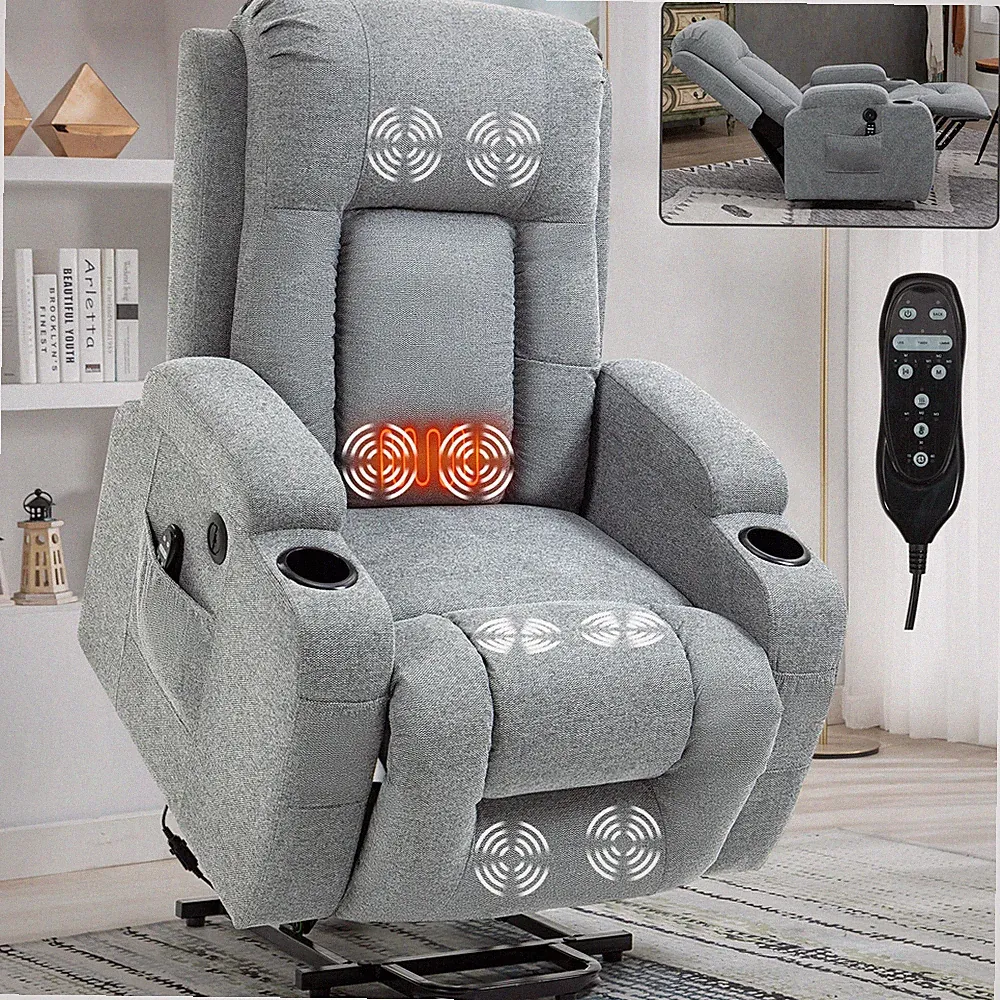 Dual Motor Adjustable Backrest Recliner Chair