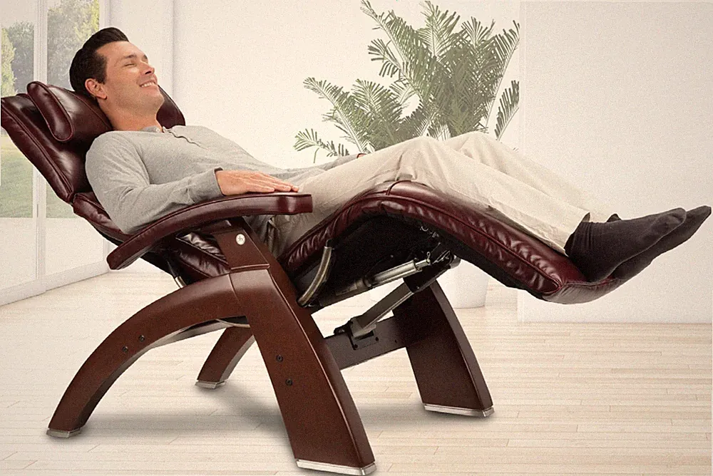 New PC-610 Omni-Motion Human Touch Zero Gravity Perfect Chair Recliner WALNUT