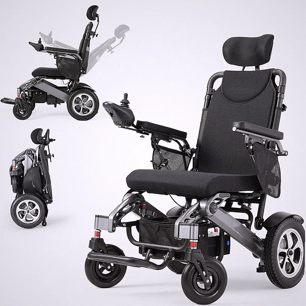Used Updated Reclining Electric Wheelchair All Terrain Aid Motorized
